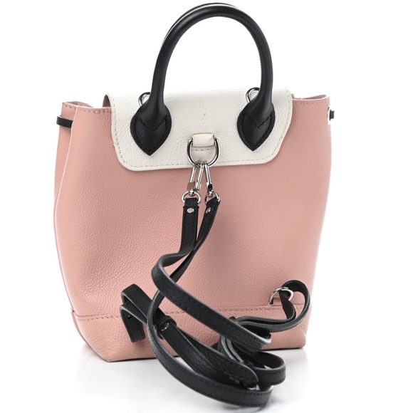 Louis Vuitton Soft Calfskin Lockme Backpack Rose Ballet and White - Picture 7 of 9